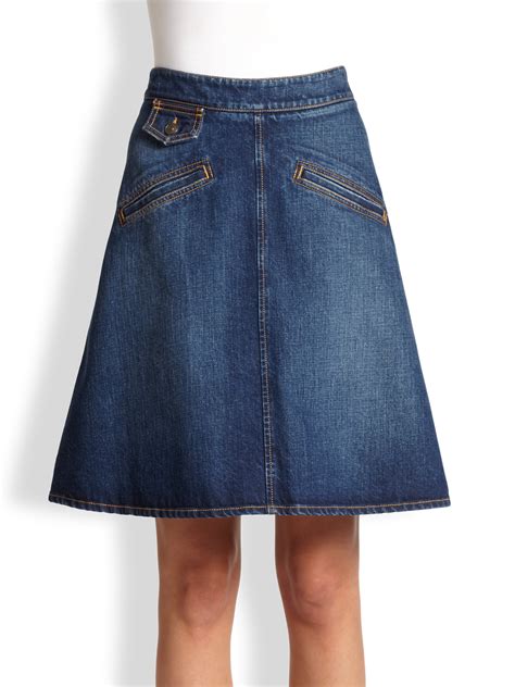 See By Chloé Denim Skirt .